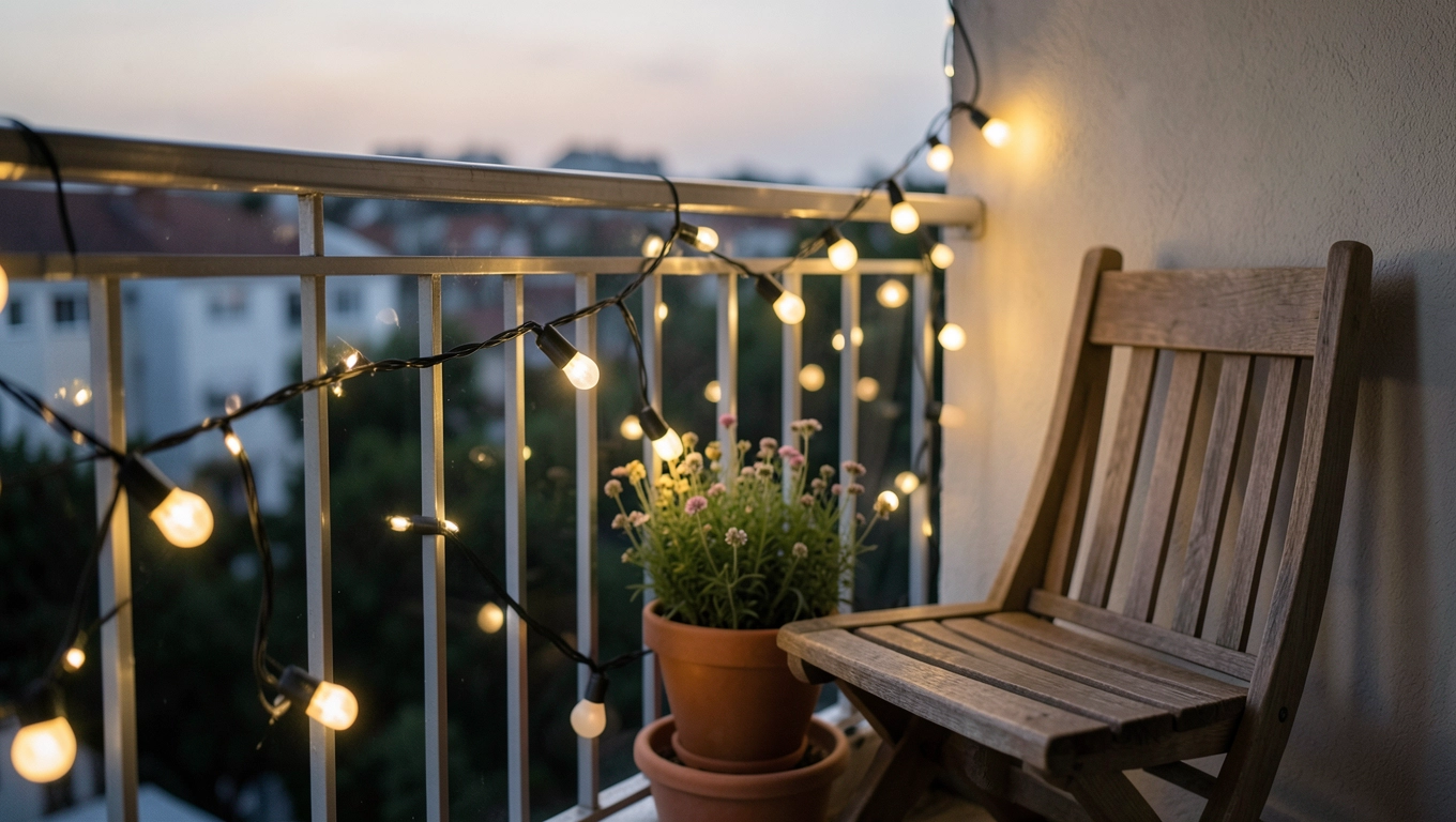 jak oświetlić balkon