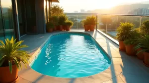 basen na balkon