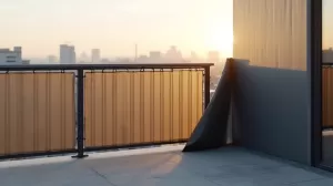 Papa na balkon