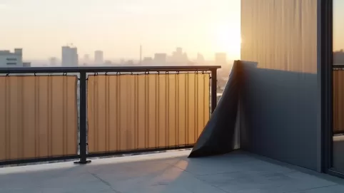 Papa na balkon